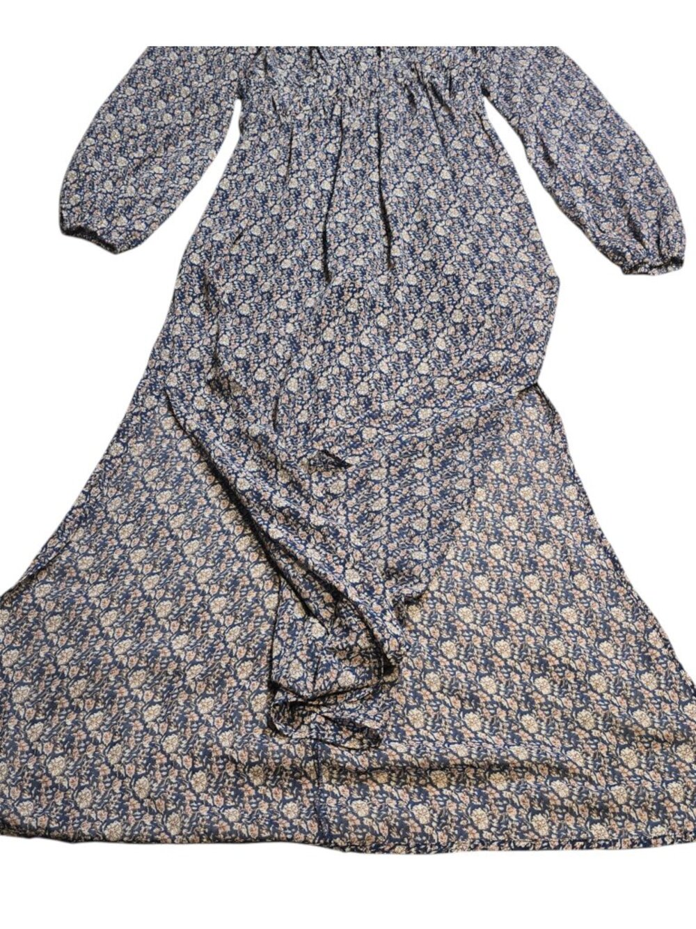 Umgee Women’s The Mindy Maxi Navy Floral Dress S - Picture 12 of 12